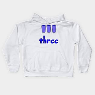 This is the number 3 Kids Hoodie